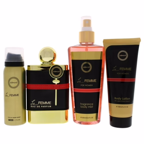 Armaf Set Le femme 100ml + Body Lotion + Body Mist + Body Spray