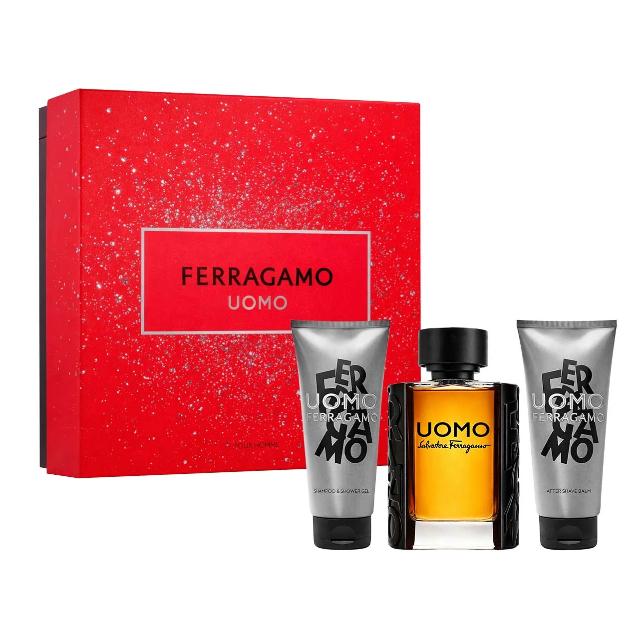 Salvatore Ferragamo Set Uomo 100ml + Shampoo + After Shave