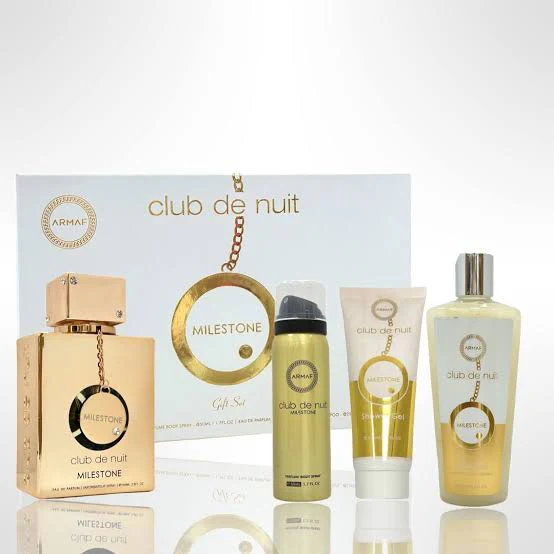 Armaf Set Club De Nuit Milestone 105ml + Desodorante + Shampoo + Shower Gel