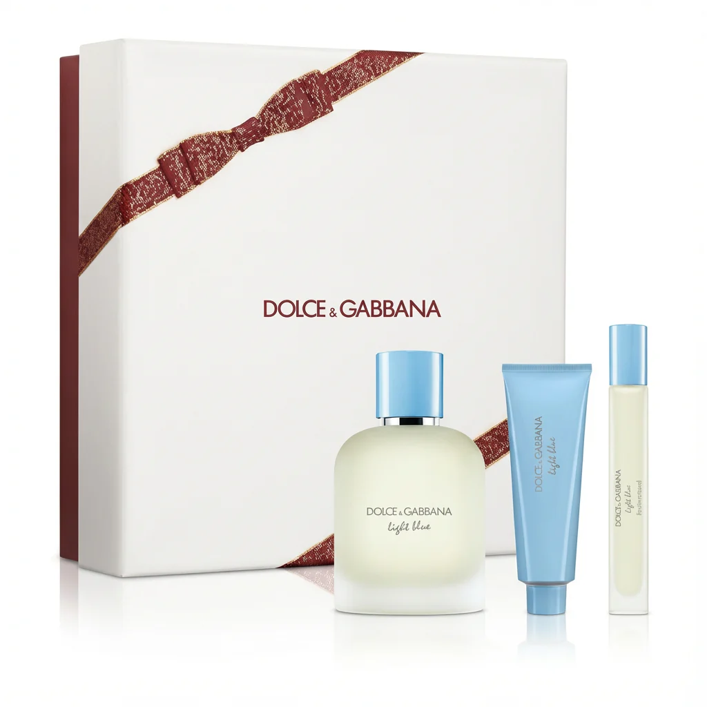 D&G Light Blue Pour Homme 100ml + 10ml + Shower Gel