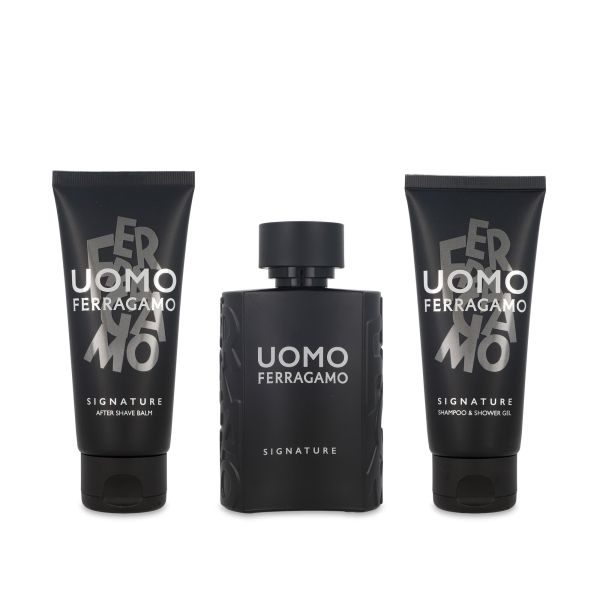Salvatore Ferragamo Set Uomo Signature 100ml + Shampoo + After Shave
