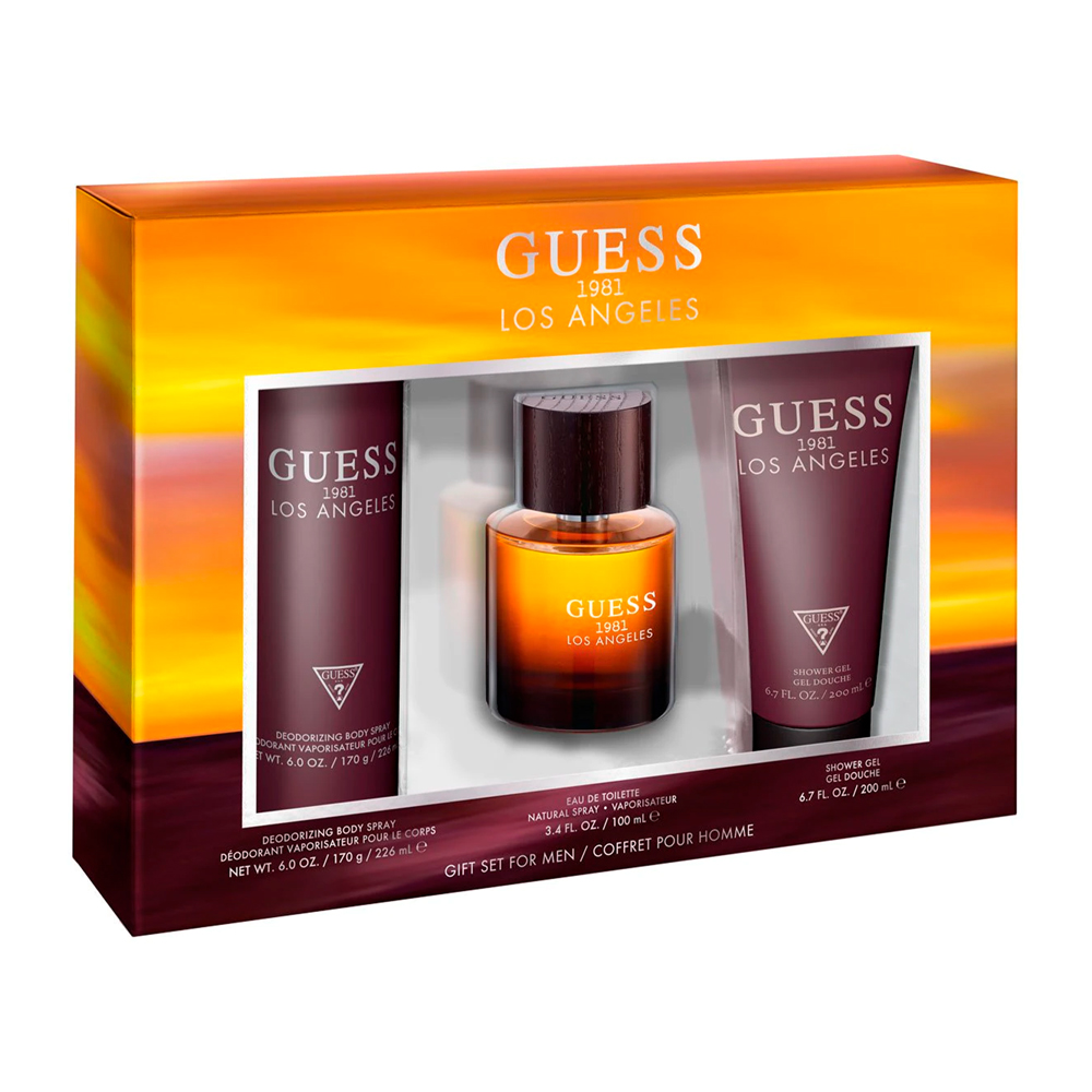 Guess Set Los Angeles 1981 100ml + Gel Ducha + Desodorante