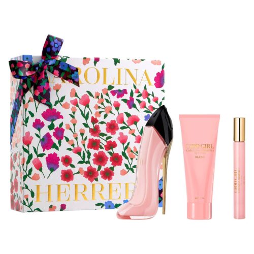 Carolina Herrera Set Good Girl 80ml + 10ml + Crema Caja Flores
