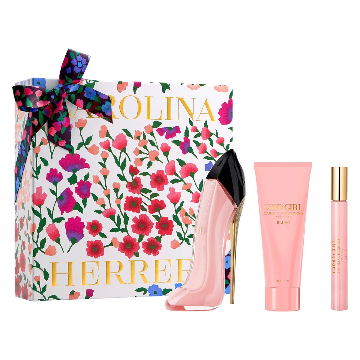Carolina Herrera Set Good Girl 80ml + 10ml + Crema Caja Flores