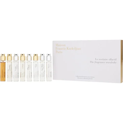 MFK Set Amyrys Homme 11ml + Gentle Fludity Gold 11ml + Gentle Fluidity Silver 11ml + L'Homme a La Rose 11ml + 724 11ml + BR 540 EDP 11ml + Grand Soir 11ml + Aqua Aniversalis 11ml