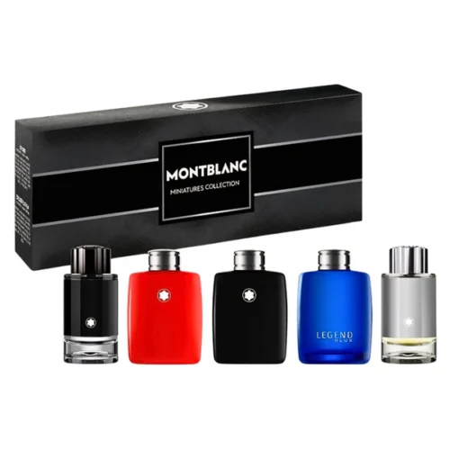 Set Minis Montblanc Legend EDT 4.5ml + Legend Red 4.5ml + Legend Blue 4.5ml + Explorer 4.5ml + Explorer Platinum 4.5ml