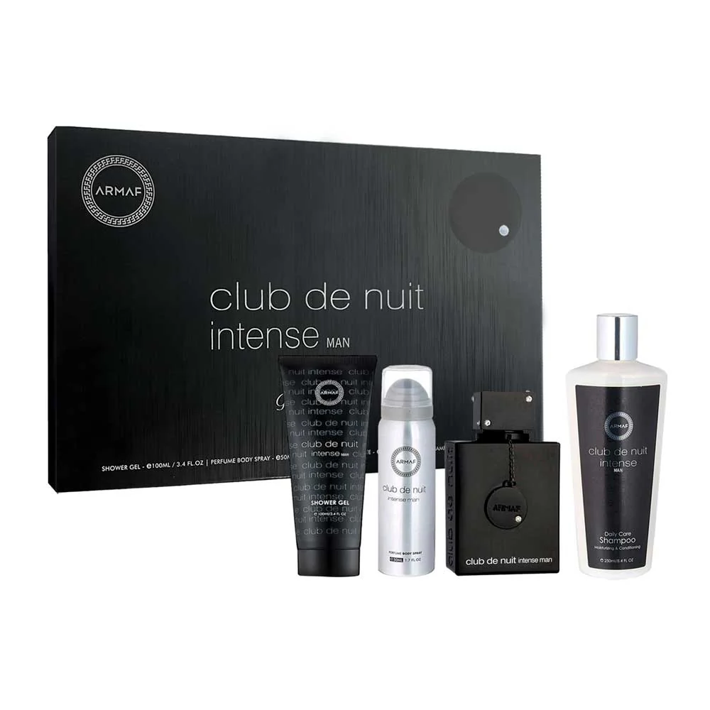 Armaf Set Club De Nuit Intense 105ml + Gel de Ducha + Desodorante + Shampoo