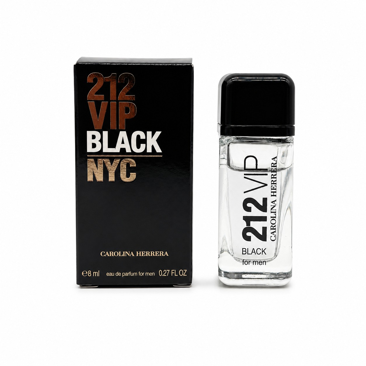 Carolina Herrera 212 Vip Black 8ml Sin Atomizador