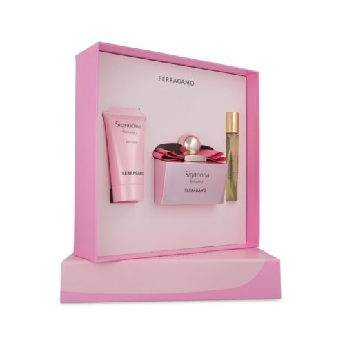 Salvatore Ferragamo Signorina Romantica 100ml + 15ml + Body Lotion