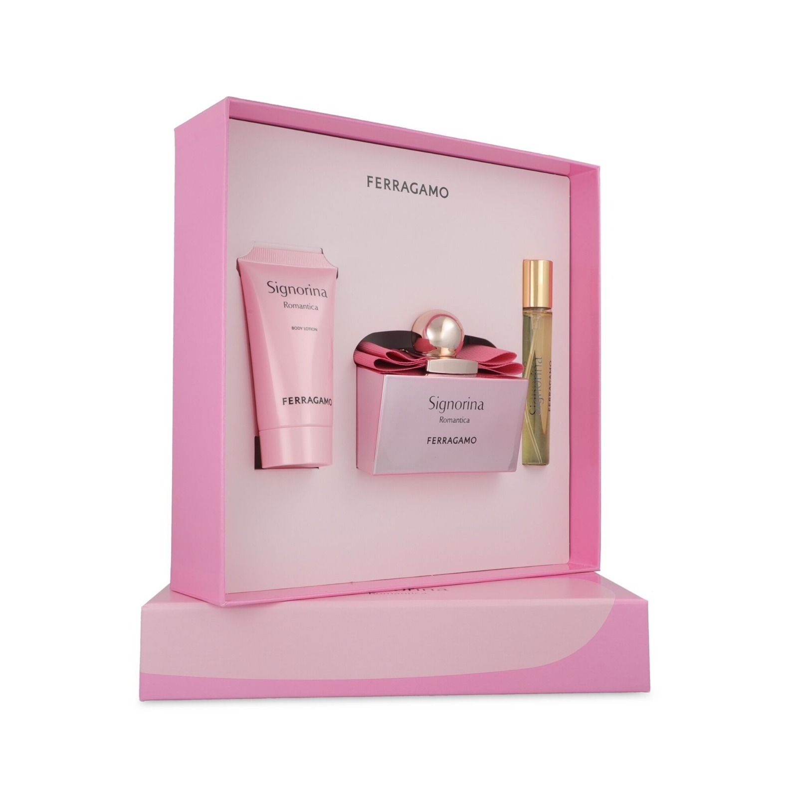 Salvatore Ferragamo Signorina Romantica 100ml + 15ml + Body Lotion