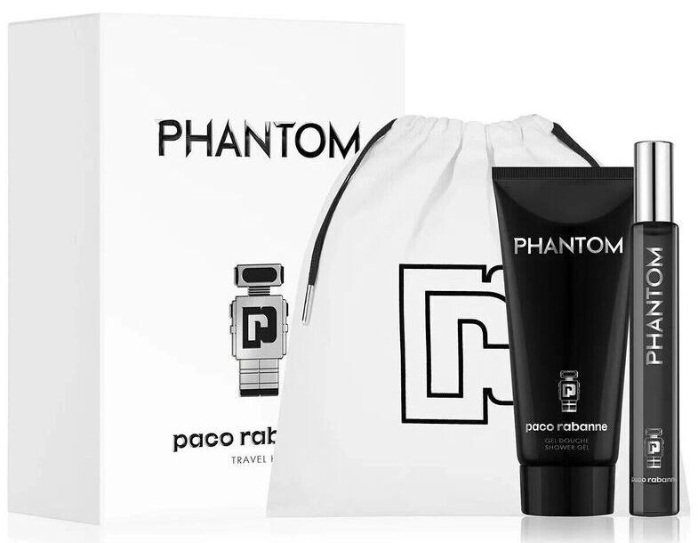 Paco Rabanne Travel Kit Phantom EDT 10ml + Gel de Ducha + Neceser