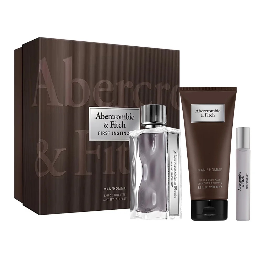 A&F Set First Instinct EDT 100ml + Gel de Baño 200ml + Miniatura 15ml