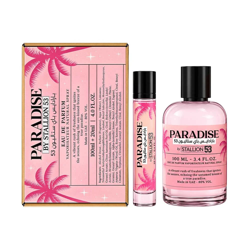 Stallion Paradise + Travel 20ml EDP 100ml Dama