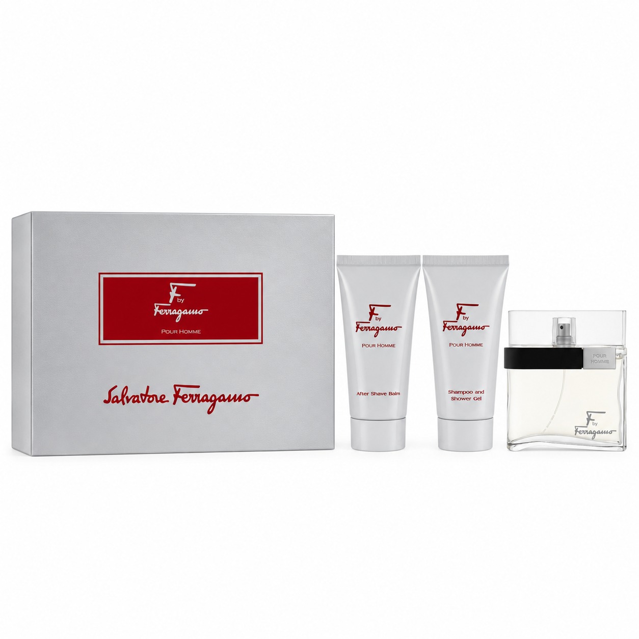Salvatore Ferragamo Set Pour Homme + Gel Ducha + After Shave