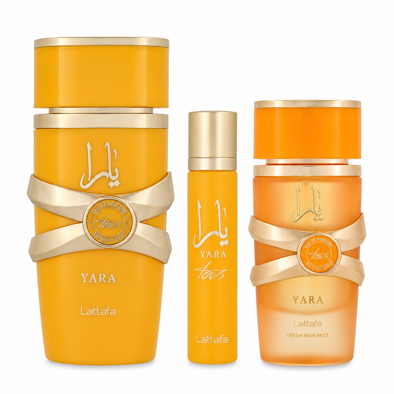 Lattafa Set Yara Tous 100ml + Hair Mist 50ML + Vial 12ml - Imagen 2