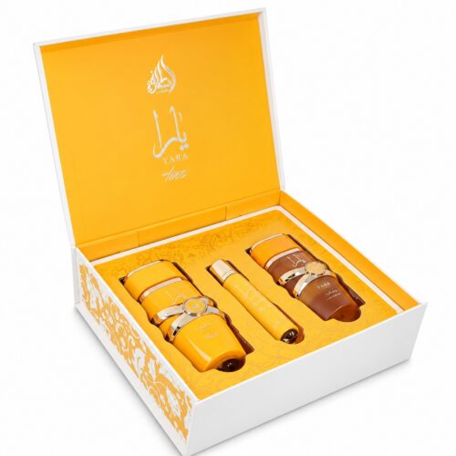 Lattafa Set Yara Tous 100ml + Hair Mist 50ML + Vial 12ml