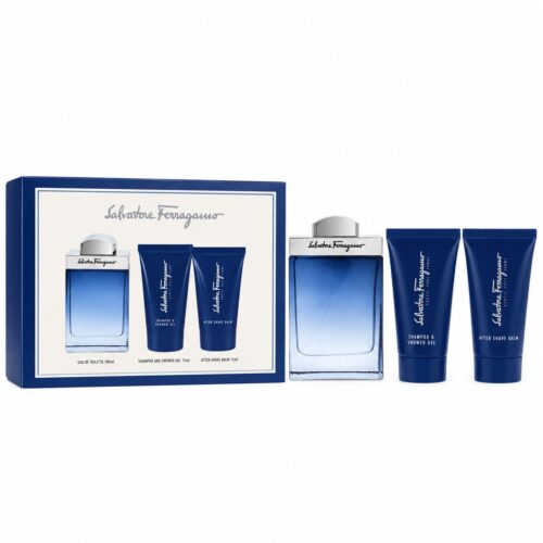 Salvatore Ferragamo Set Subtil Pour Homme + Gel Ducha + After Shave