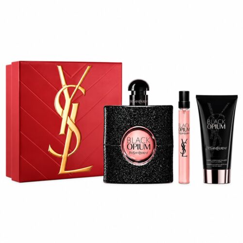 YSL Set Black Opium 90ml + 15ml + crema